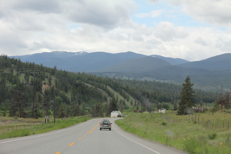 South on 99 to Lillooet, BC